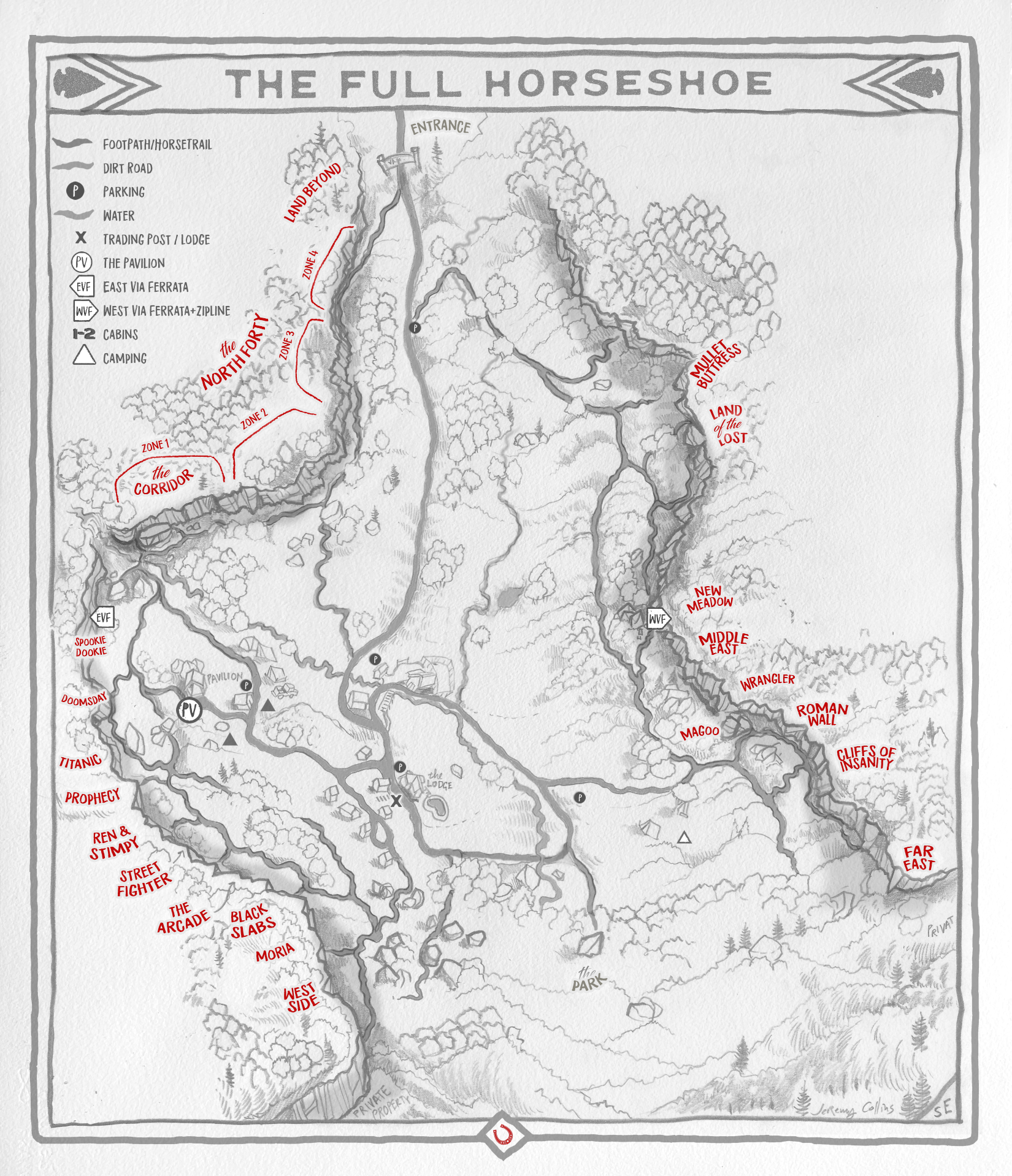 The Full Horseshoe map